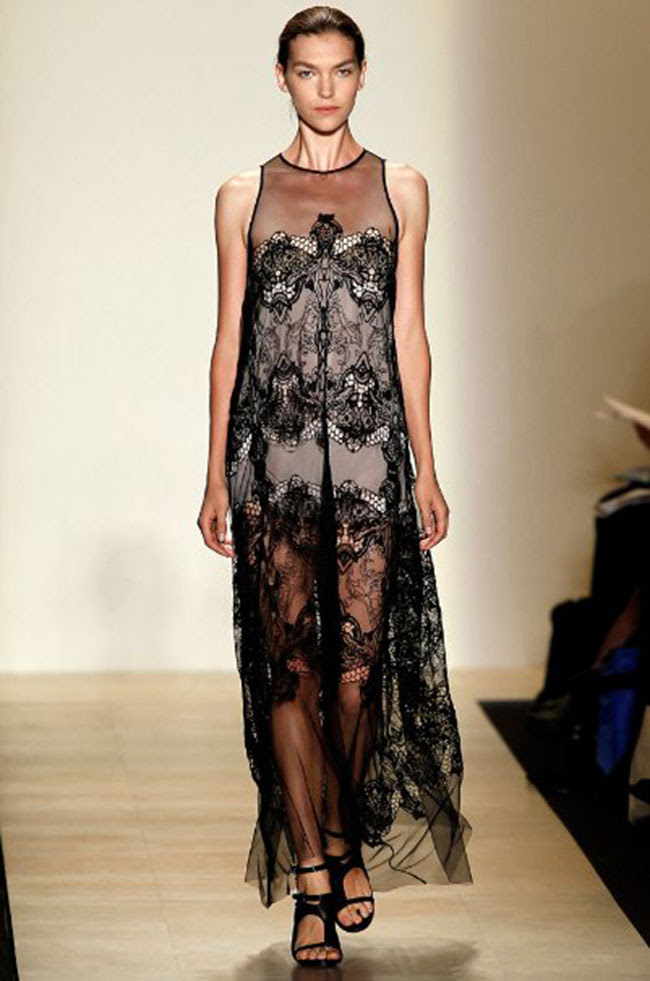 Fashion Infusion: Streetstyle: sheer lace dresses