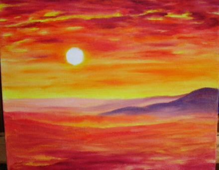 Bilder Malen Acryl Ideen Einfach Test 1