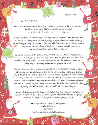 Kallunki Family: Christmas Card & Christmas Letter