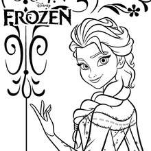 75 Gambar Mewarna Frozen Elsa Paling Keren