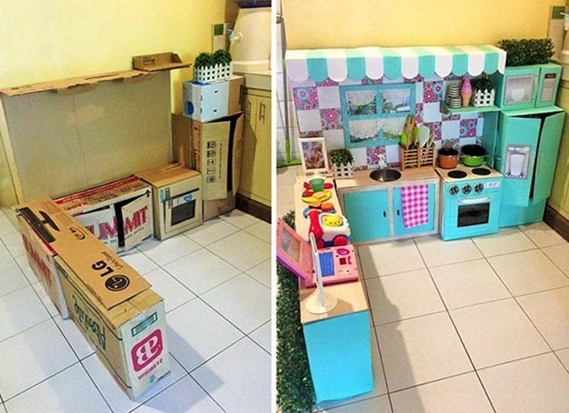 Cara Buat Rumah Barbie Dari Kardus Bekas - Berbagai Rumah