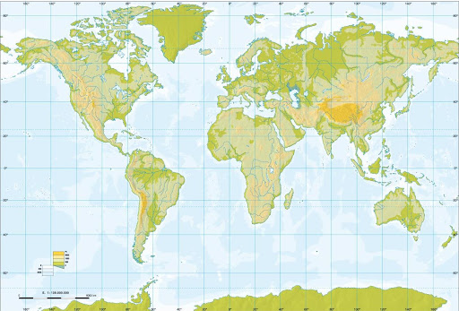 Mapa Politico Mudo America : Europa FÃ­sica - 8429962003591 - Editorial