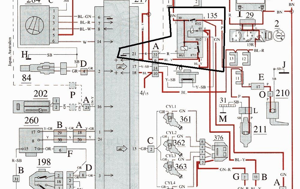 1986 Volvo 740 Wiring Diagram