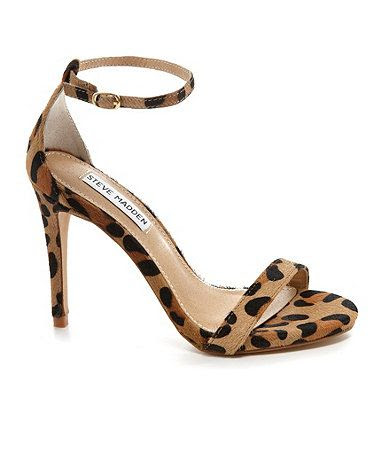 Beaded Sandals: Steve Madden Leopard Sandals