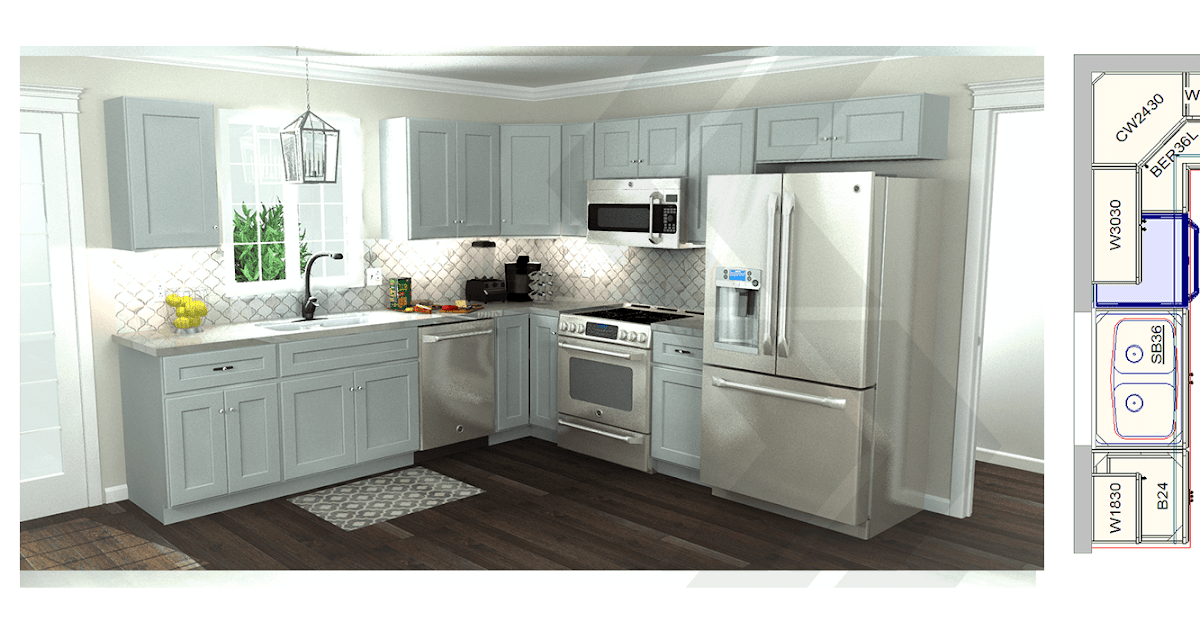 L Shaped Small Kitchen Design Layout 10X10 : The 6 Best Kitchen Layouts