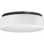 Drums and Clouds - 11 in - LED Flush Mount Light - 1680 Lumens - 3000K - Black Finish