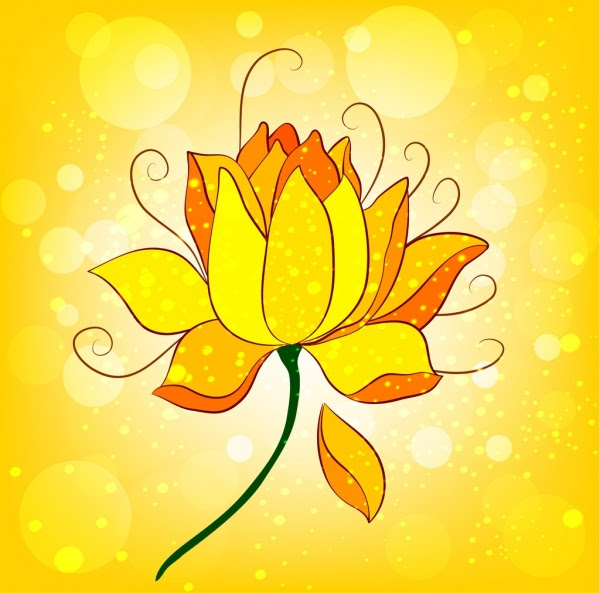 28 Gambar Bunga Lotus Kartun  Kumpulan Kartun  HD