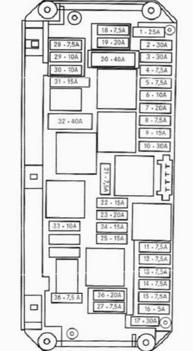 Mercede Benz Fuse Box Diagram - Wiring Diagrams