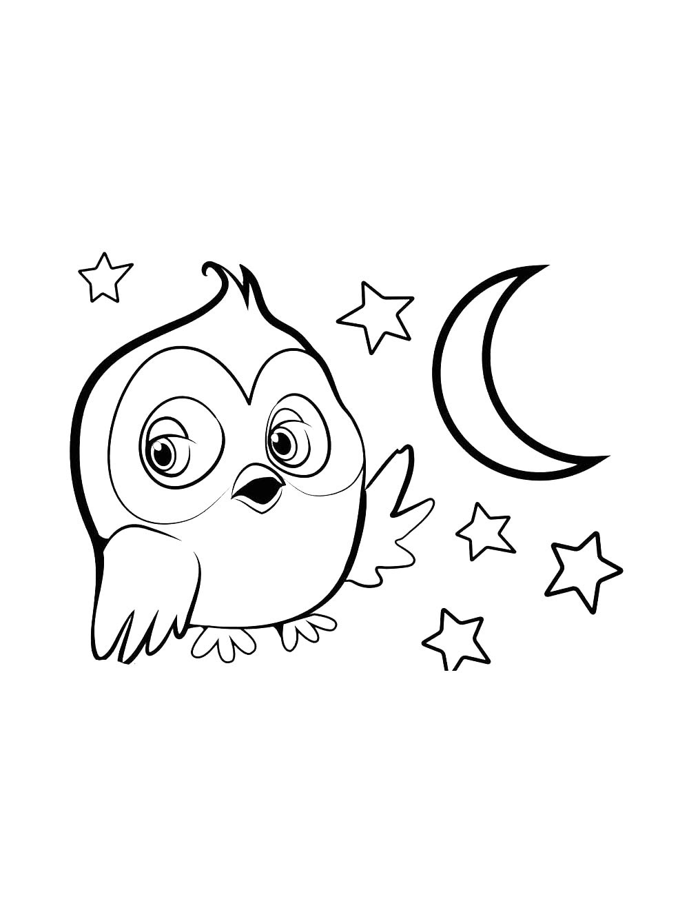 coloring pages animals owl 10