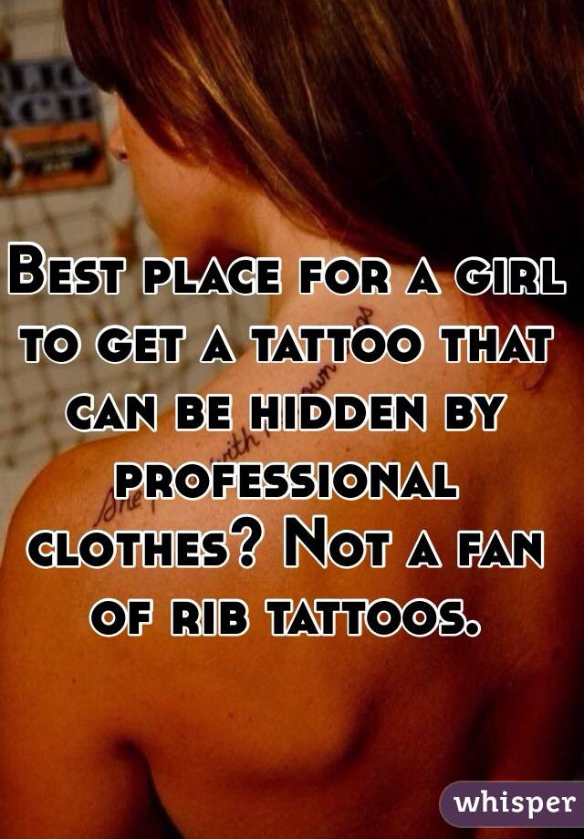 25 Best Places to get Tattoos on your body - Get Free Tattoo Design Ideas