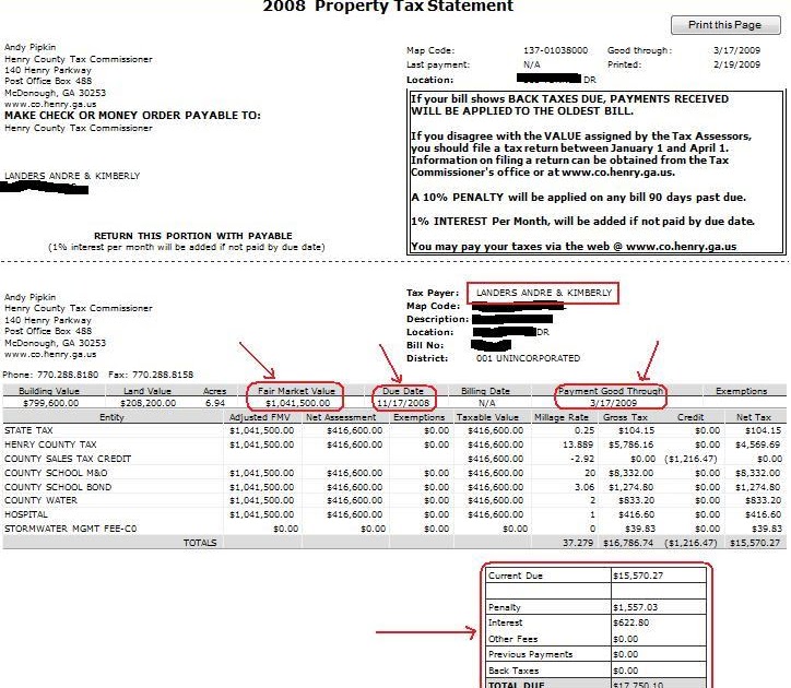 Henry County Ga Property Tax Due Date - Property Walls