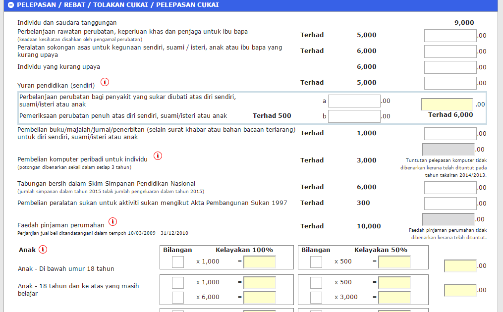 2019 income tax relief malaysia