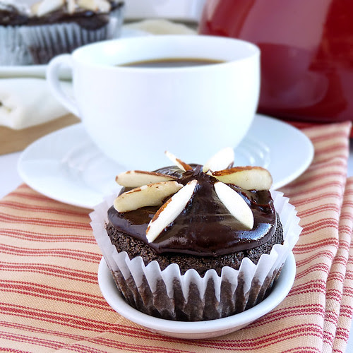 Chocolate-Almond Cupcakes