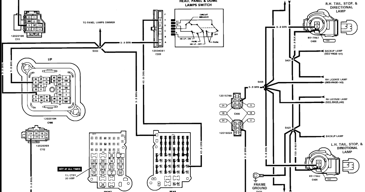 1985 Chevy S10 Wiring Diagram : Fuse Box Diagram 1985 S10 Blazer Fixya