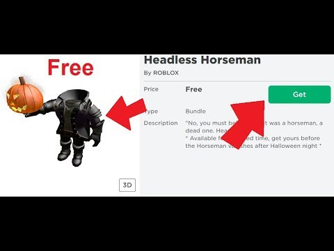 Headless Horseman Roblox Bundle Make Robux Codes 2019 November Holidays - headless horseman head roblox catalog