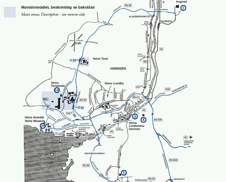 Karta över Volvo Torslanda – Karta 2020