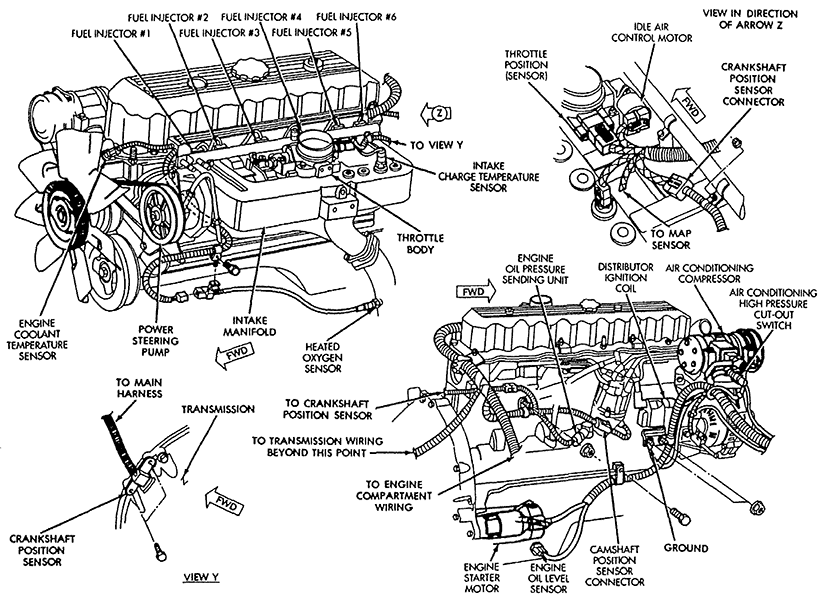 2008 Jeep Wrangler Engine Diagram