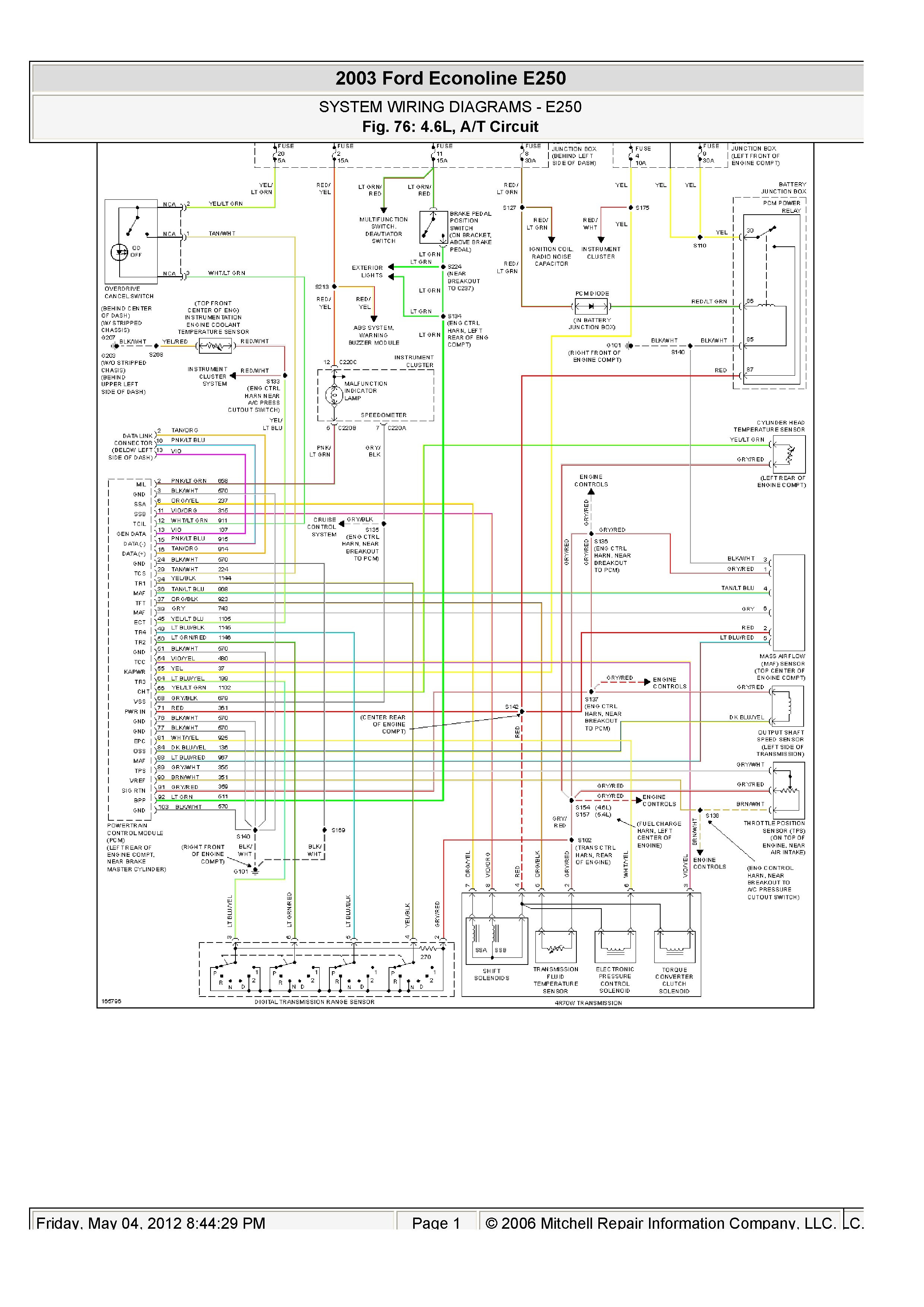 Ford E250 Wiring Diagram