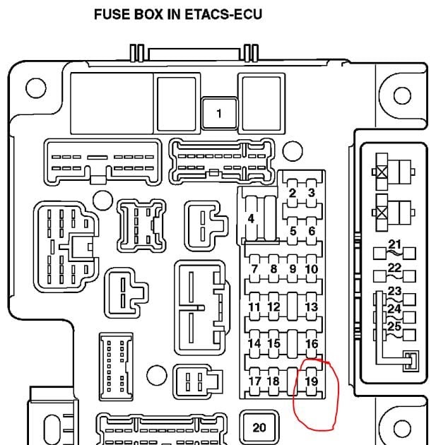 2002 Montero Sport Fuse Box Diagram