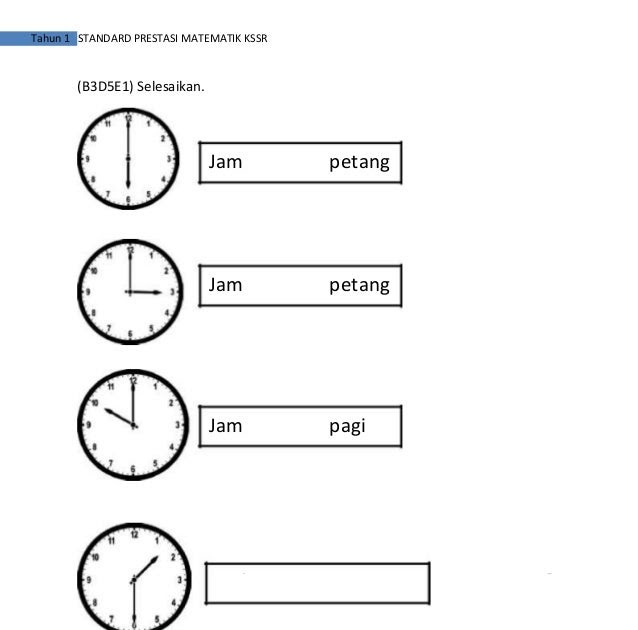 Soalan Matematik Tahun 1 Tambah Tolak - Kuora c