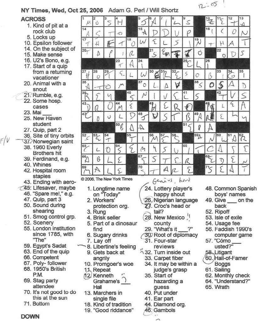 dissertations crossword clue dan word