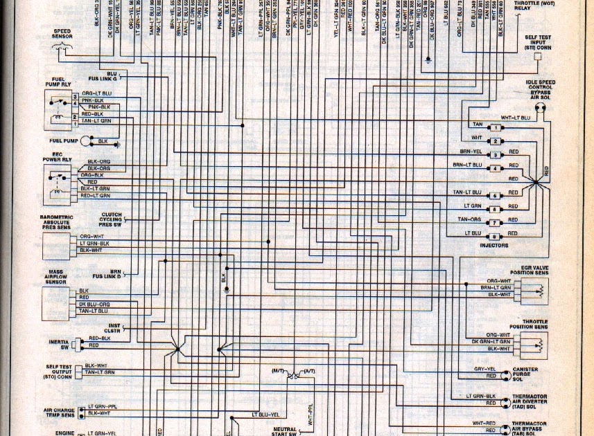 1990 Mustang 4 Cylinder Wiring Diagram