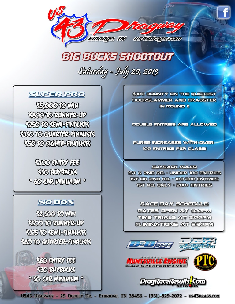 Hwy 43 Dragway Schedule | Wall Scouts