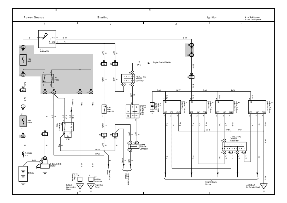 27 2003 Toyota Matrix Wiring Diagram