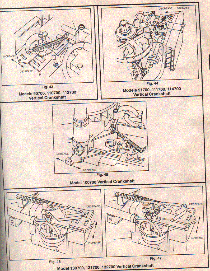 Small Engines Briggs And Stratton Governor Linkage Diagrams