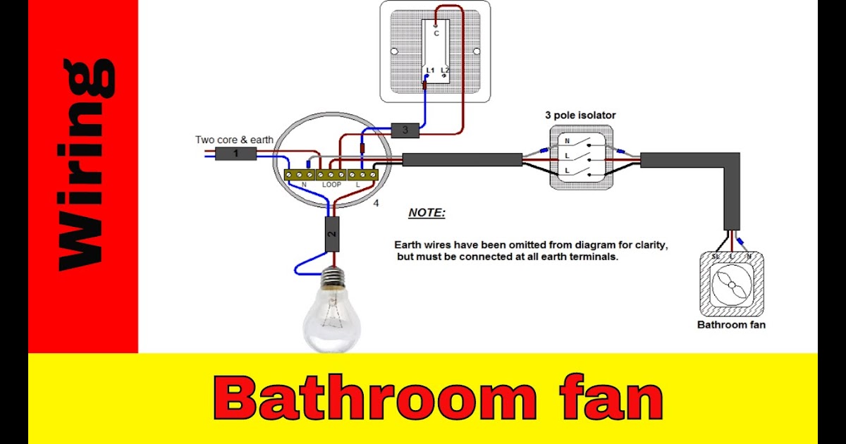 Wiring Manual PDF: 12v Bathroom Fan Wiring Diagram