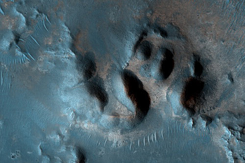 Color Image of Nili Fossae Trough, Candidate MSL Landing Site