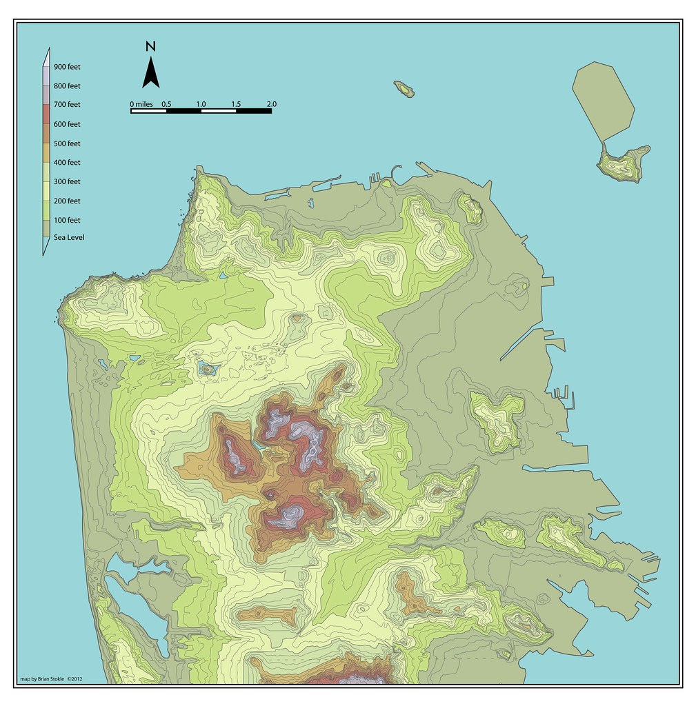 San Francisco Topography