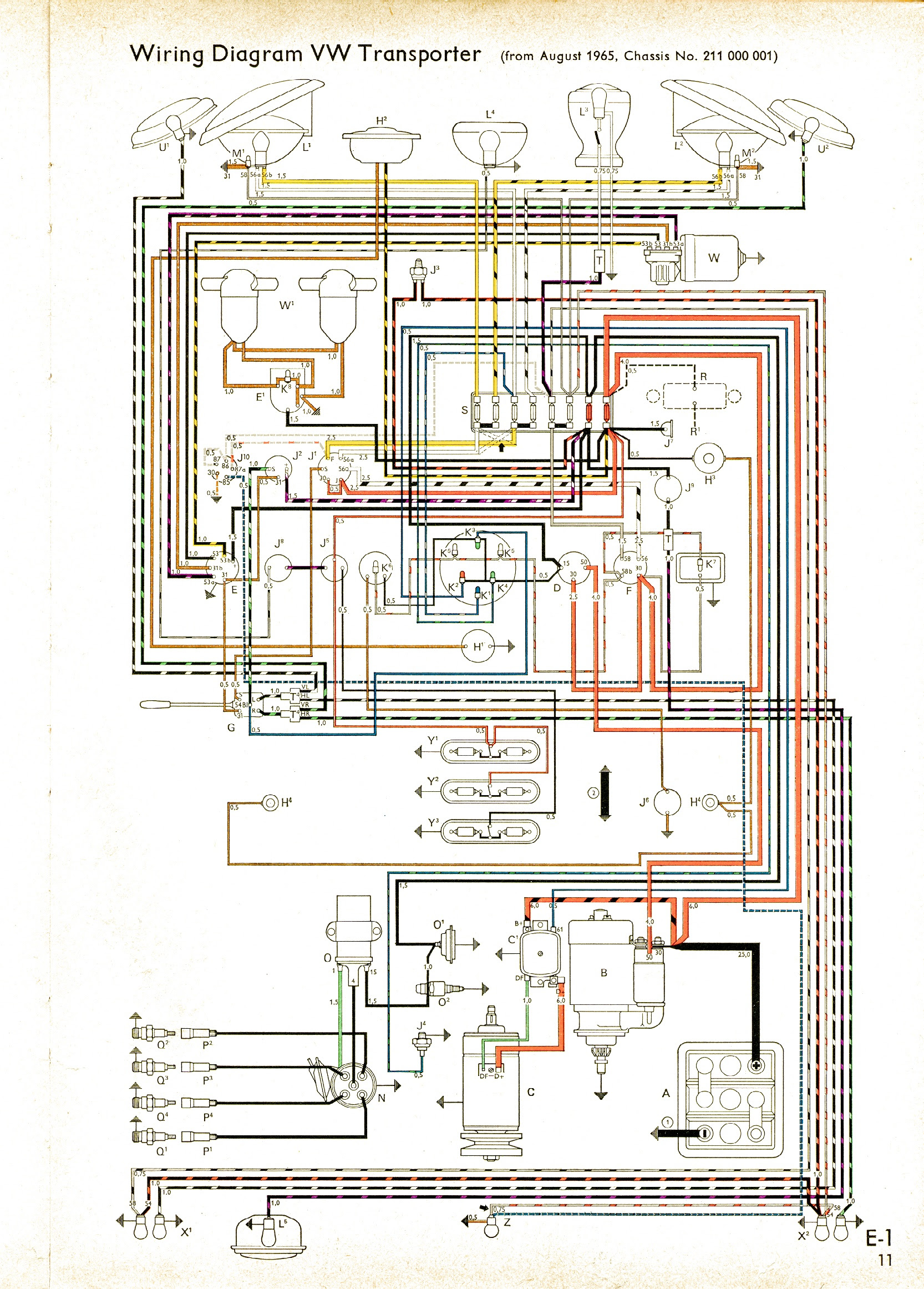 1973 Vw Bug Wiring Harness