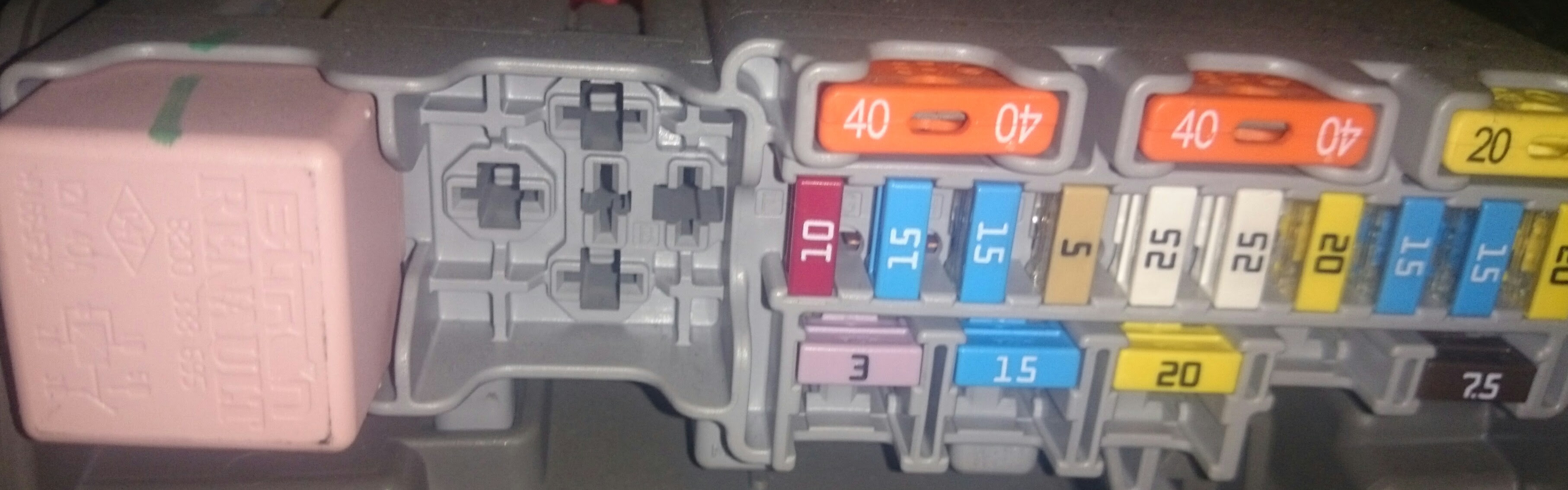 Renault Megane Ii Fuse Box Diagram