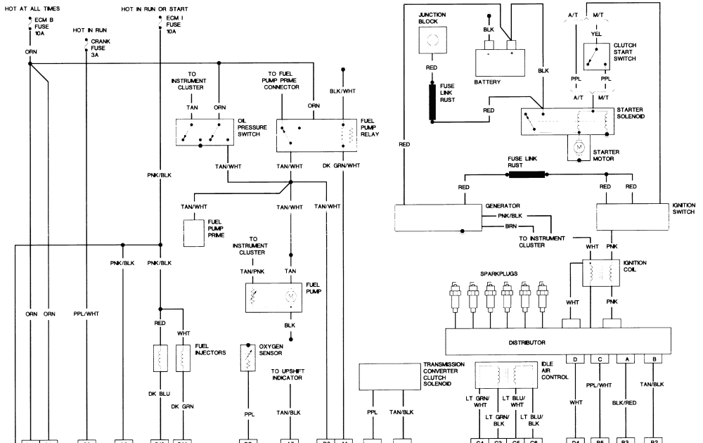 Alternator Wiring Diagram 93 Mustang