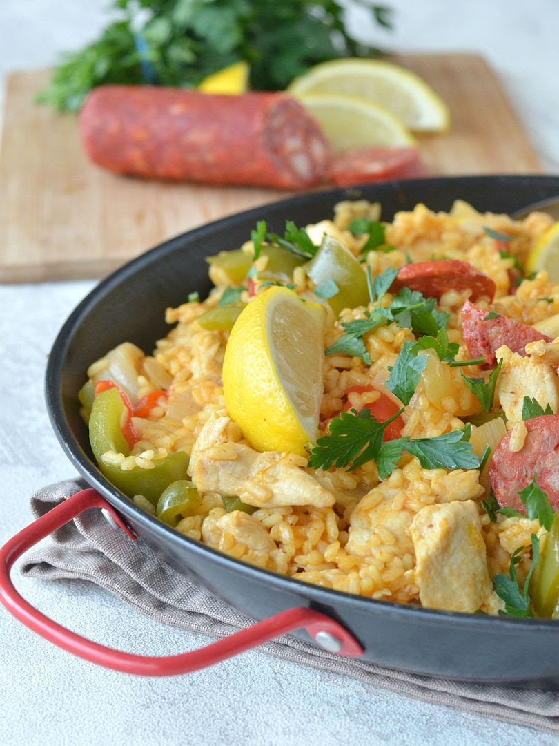 The Crazy Kitchen: Chicken &amp; Chorizo Paella