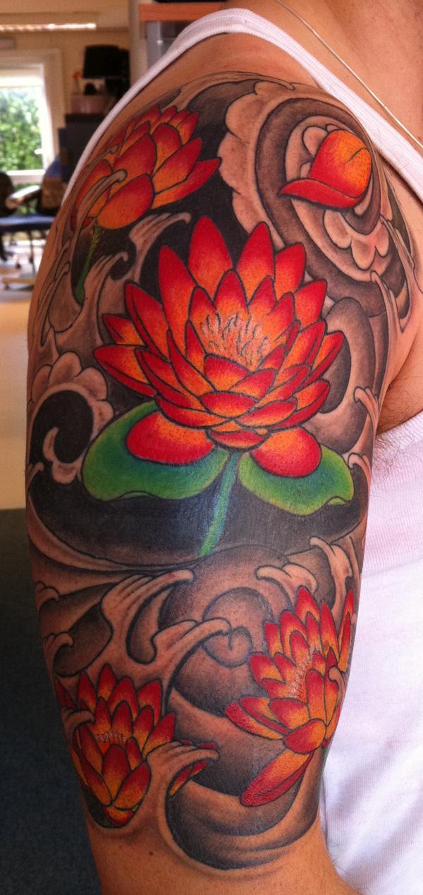 Menakjubkan 25+ Gambar Tato Bunga Jepang Gambar Tato Keren