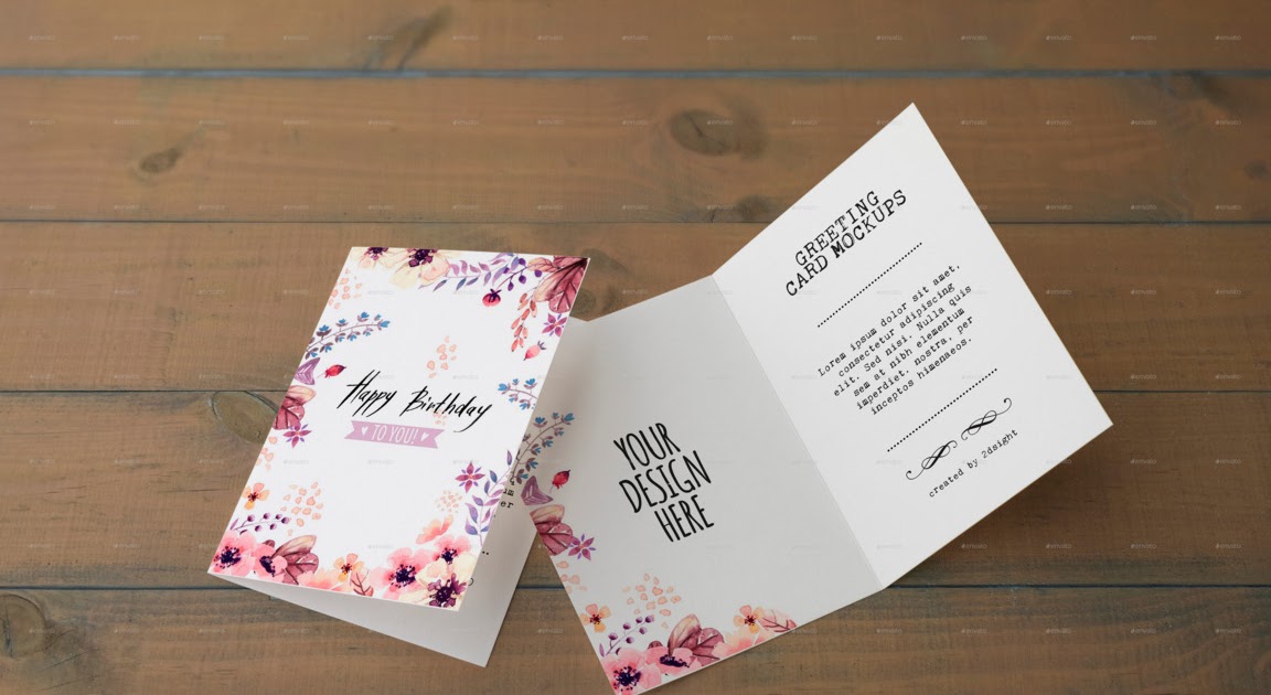 Download 21 FREE MOCKUP INVITATION A5 CDR PSD - * Mockup