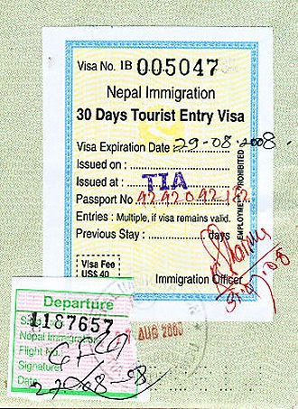 nepal tourist visa for bangladeshi citizen