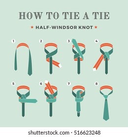 Half Windsor Tie Knots / Manhattan Instructions Aka The Reverse Half ...