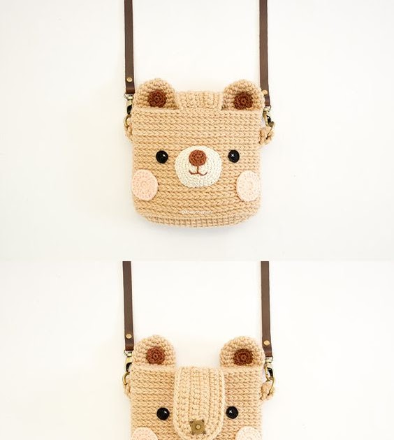 My Hobby Is Crochet: Crochet Case for Fuji Instax Camera - Cute Bear