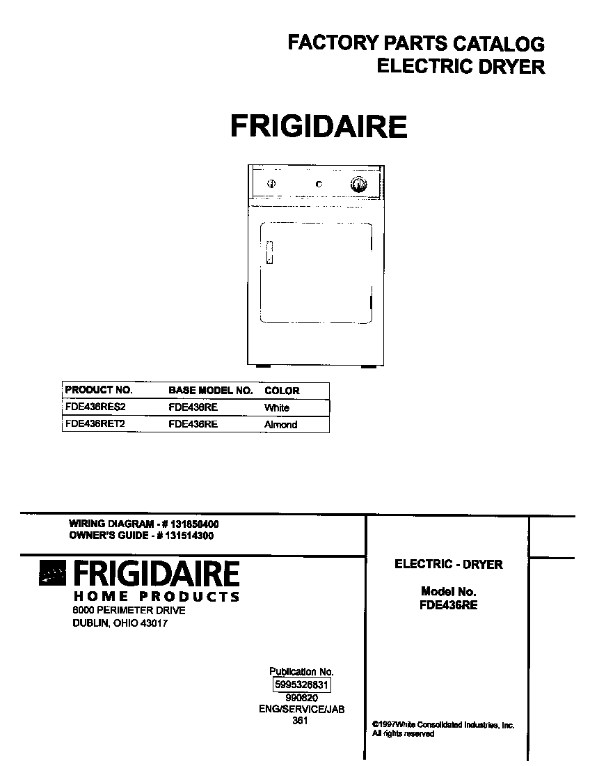 34 Frigidaire Dryer Wiring Diagram