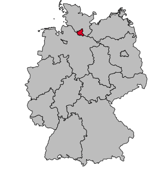 Deutsche Karte Hamburg