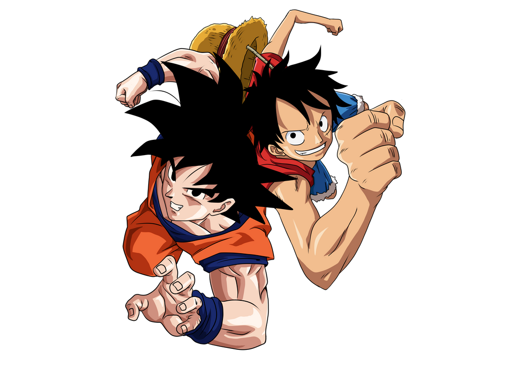 Download Wallpaper Naruto Luffy Goku Wallpaper Batik