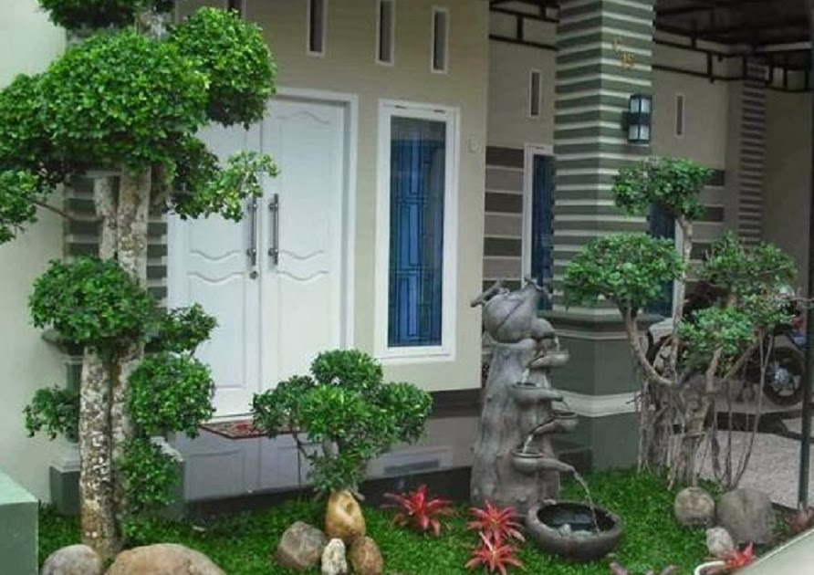 Contoh Taman Minimalis Depan Rumah Ukuran Kecil