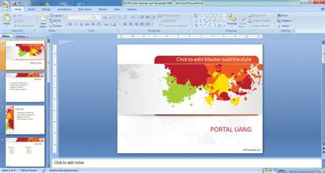 Template Powerpoint Keren Gratis