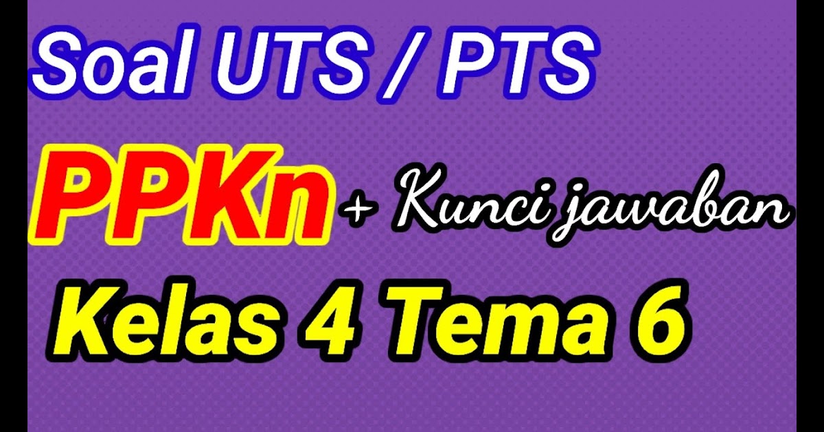 Kunci Jawaban Esps Bahasa Indonesia Kelas 4