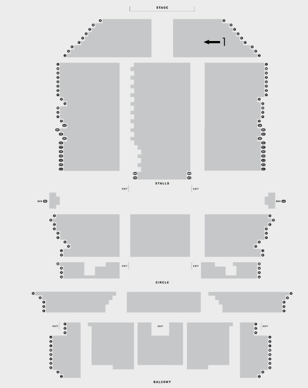 isau Playhouse Seating Plan Edinburgh