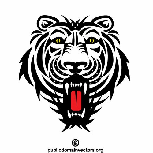 Logo Harimau Hitam Putih - Sertai facebook untuk berhubung dengan