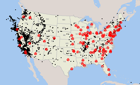 shapefile maps of historical earthquakes in the U.S. historical earthquakes in the U.S.
